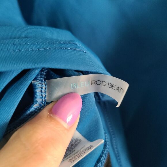 Bleu Rod Beattie Ruched Tankini Top sz 12 - Picture 3 of 5